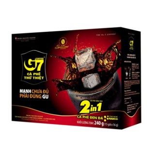 Cà phê G7 2in1 (15 gói x 4 hộp)
