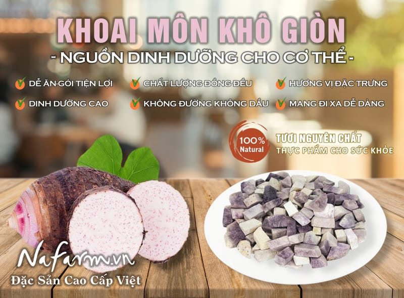 khoai-mon-kho-gion-don-khong-duong-say-dong-kho-thang-hoa-crispy-dried-taro-no-sugar-free-dac-san-cao-cap-nafarm-vn-093-8828-553-5